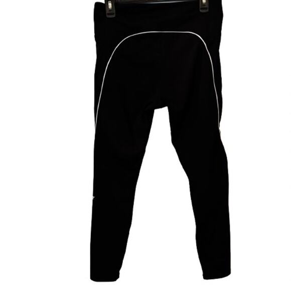 Ladies Motion 365 Made by Fabletics Athletic‎ Piped Black Leggings - Picture 2 of 6